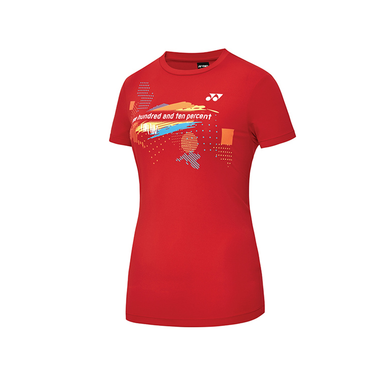 요넥스B 여성 티셔츠 레드 89TR002F-RE